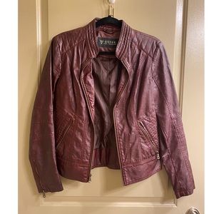 Women’s Leather Moto Jacket